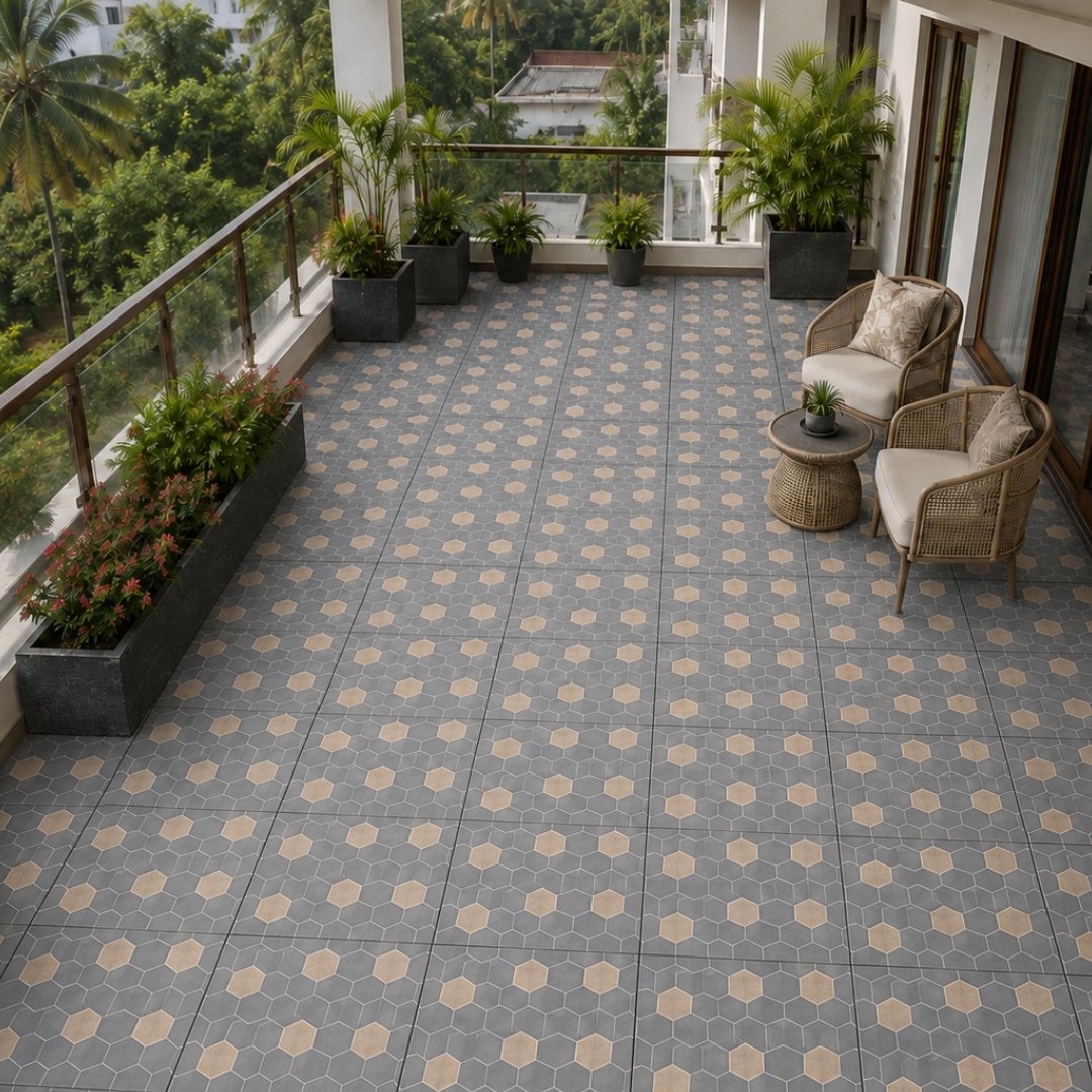 AL Diamond 12115 Geometrical Balcony / Terrace - My Home Studio